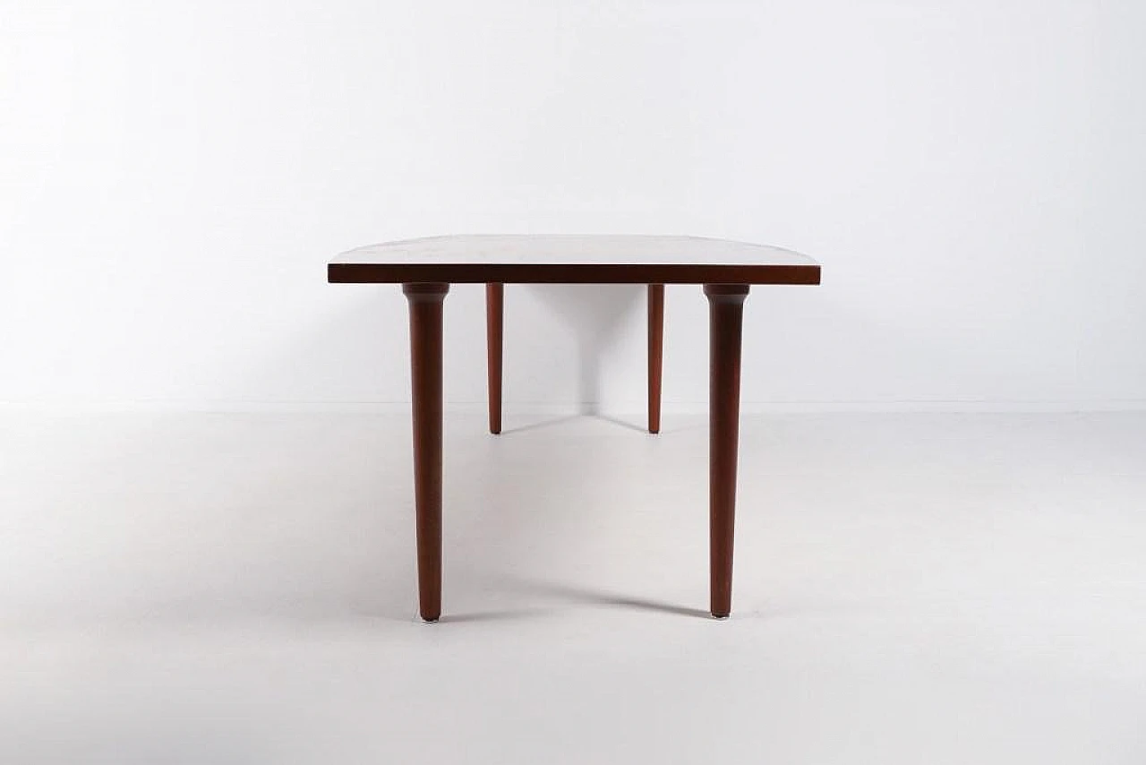 Danish teak table by Johannes Andersen, late 20th century 10