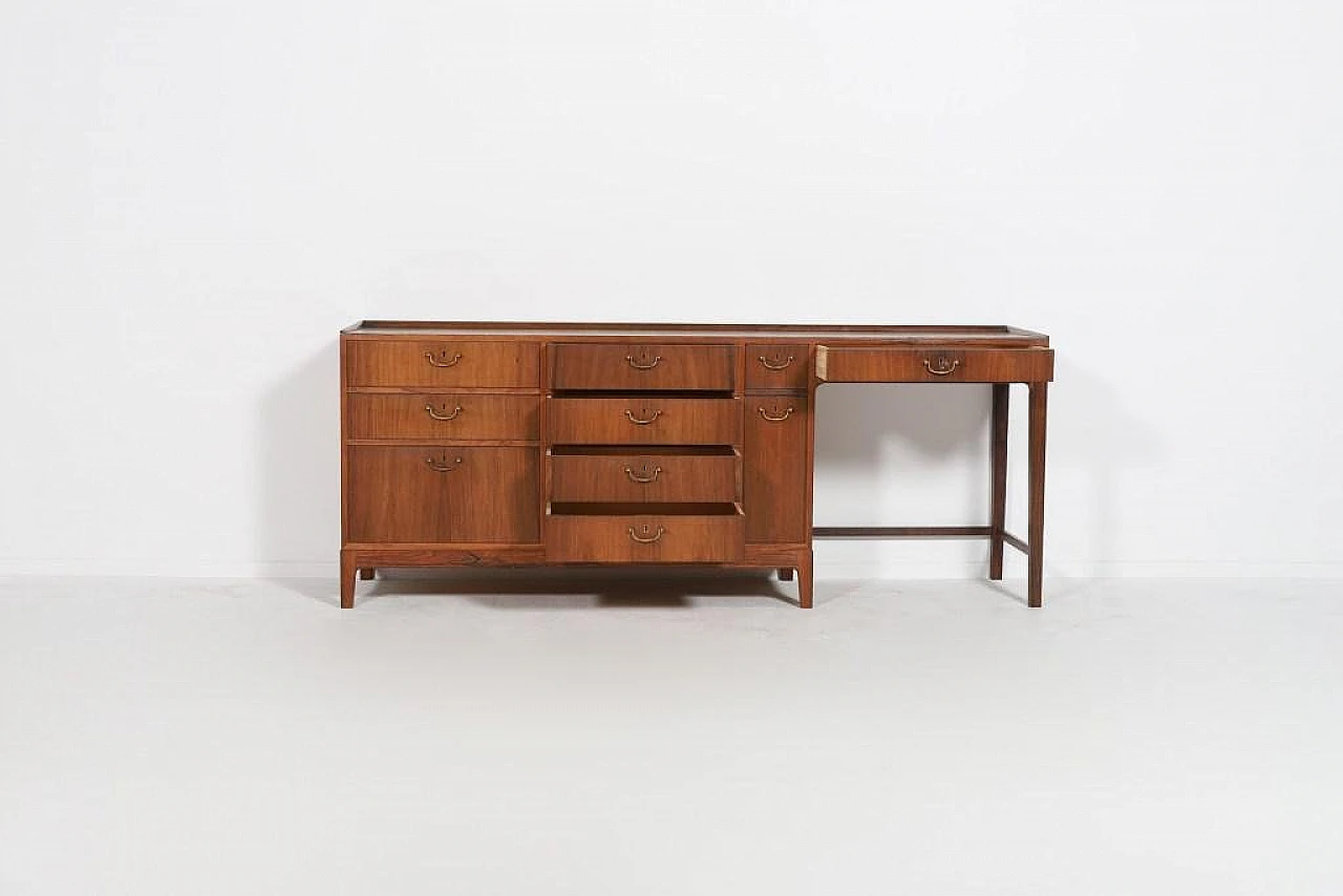 Rosewood sideboard by Frode Holm for Illums Bolighus, 1950s 2