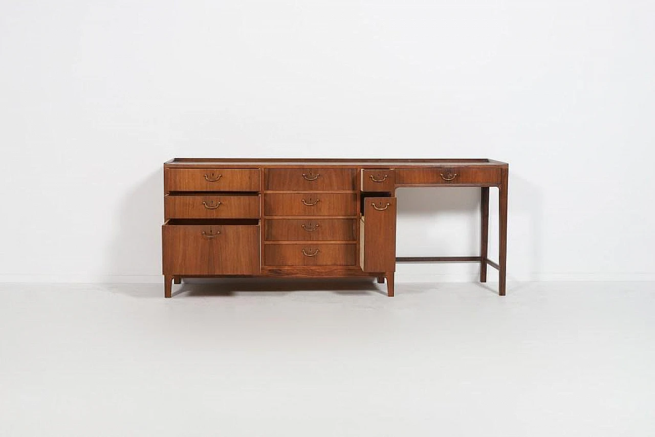 Rosewood sideboard by Frode Holm for Illums Bolighus, 1950s 3