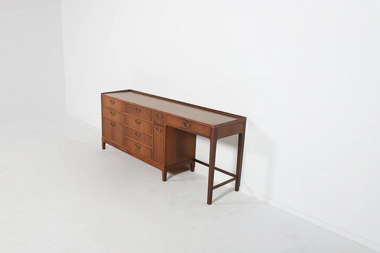 Rosewood sideboard by Frode Holm for Illums Bolighus, 1950s 13