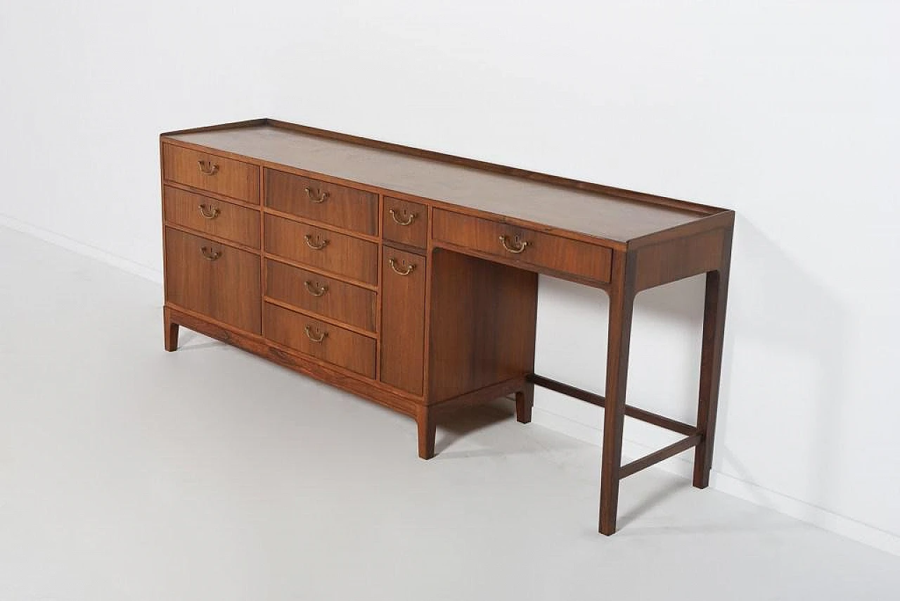 Rosewood sideboard by Frode Holm for Illums Bolighus, 1950s 14