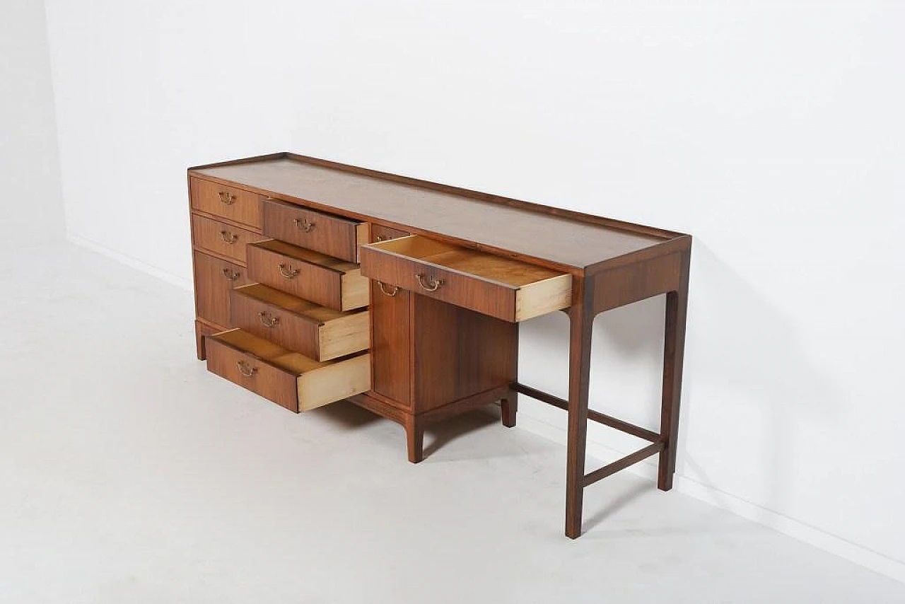 Rosewood sideboard by Frode Holm for Illums Bolighus, 1950s 15