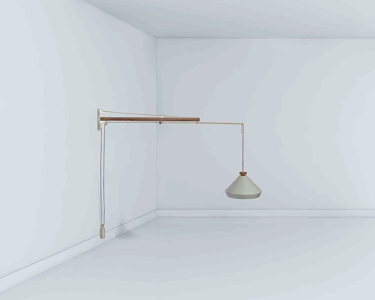 Tito Agnoli, Saliscendi lamp model "177A", 1940s-50s 4