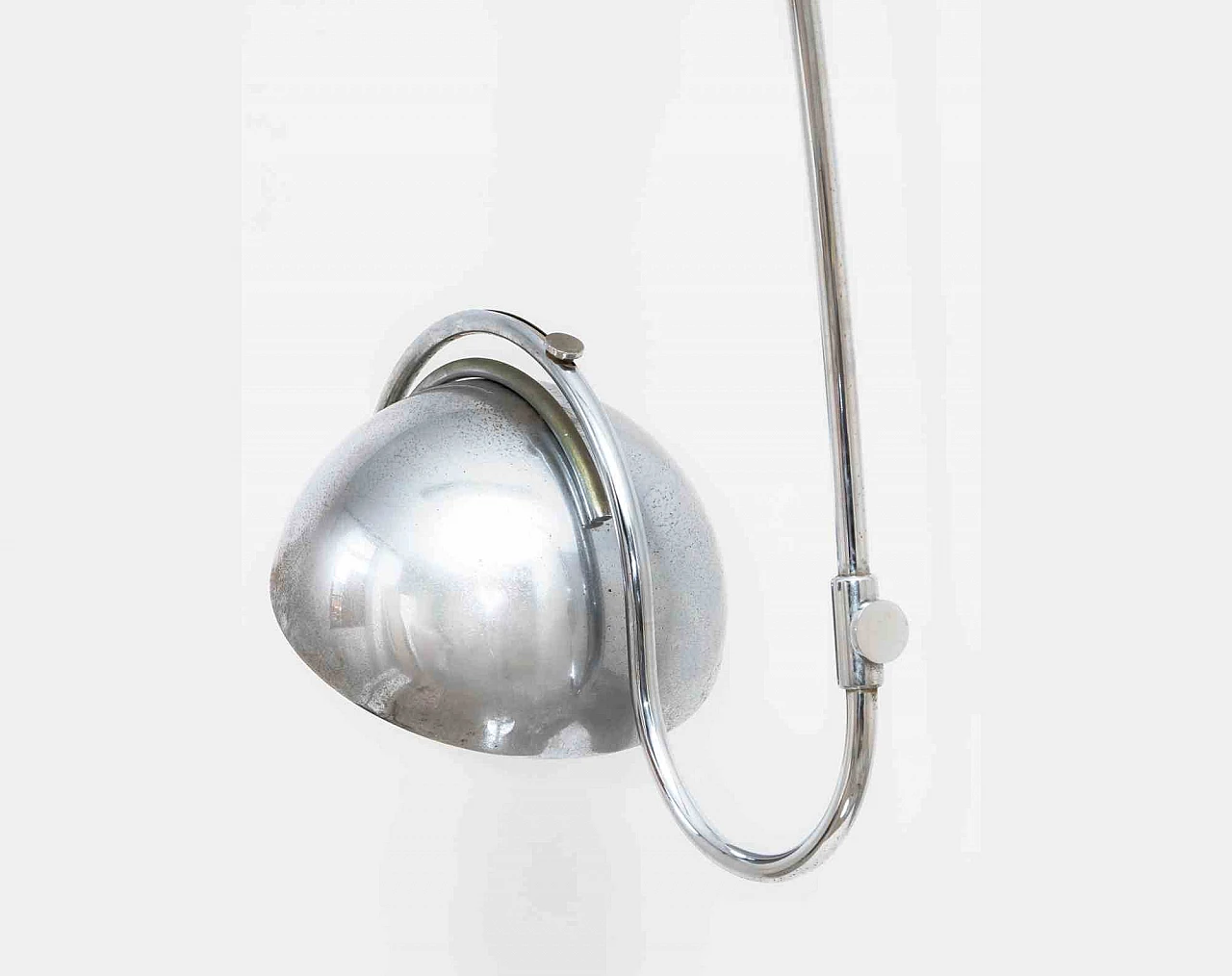 Elio Martinelli, Vintage Chromed Wall Lamp attr. to Elio Martinelli 1960s-1970s 7