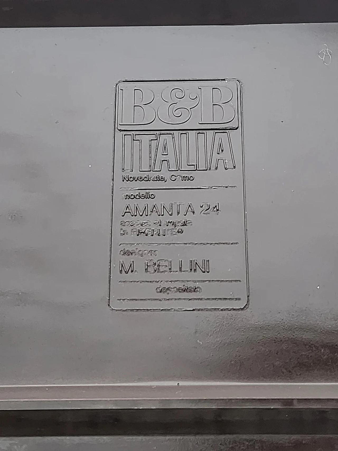 Poltrona Amanta bianca di Mario Bellini per C&B Italia, anni '70 4