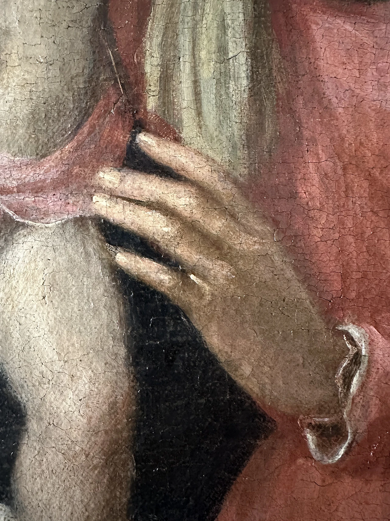 Madonna con Bambino, olio su tela, '600 5