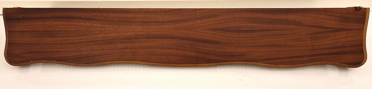 Walnut and Vienna reed wall coat rack, 2000s 3