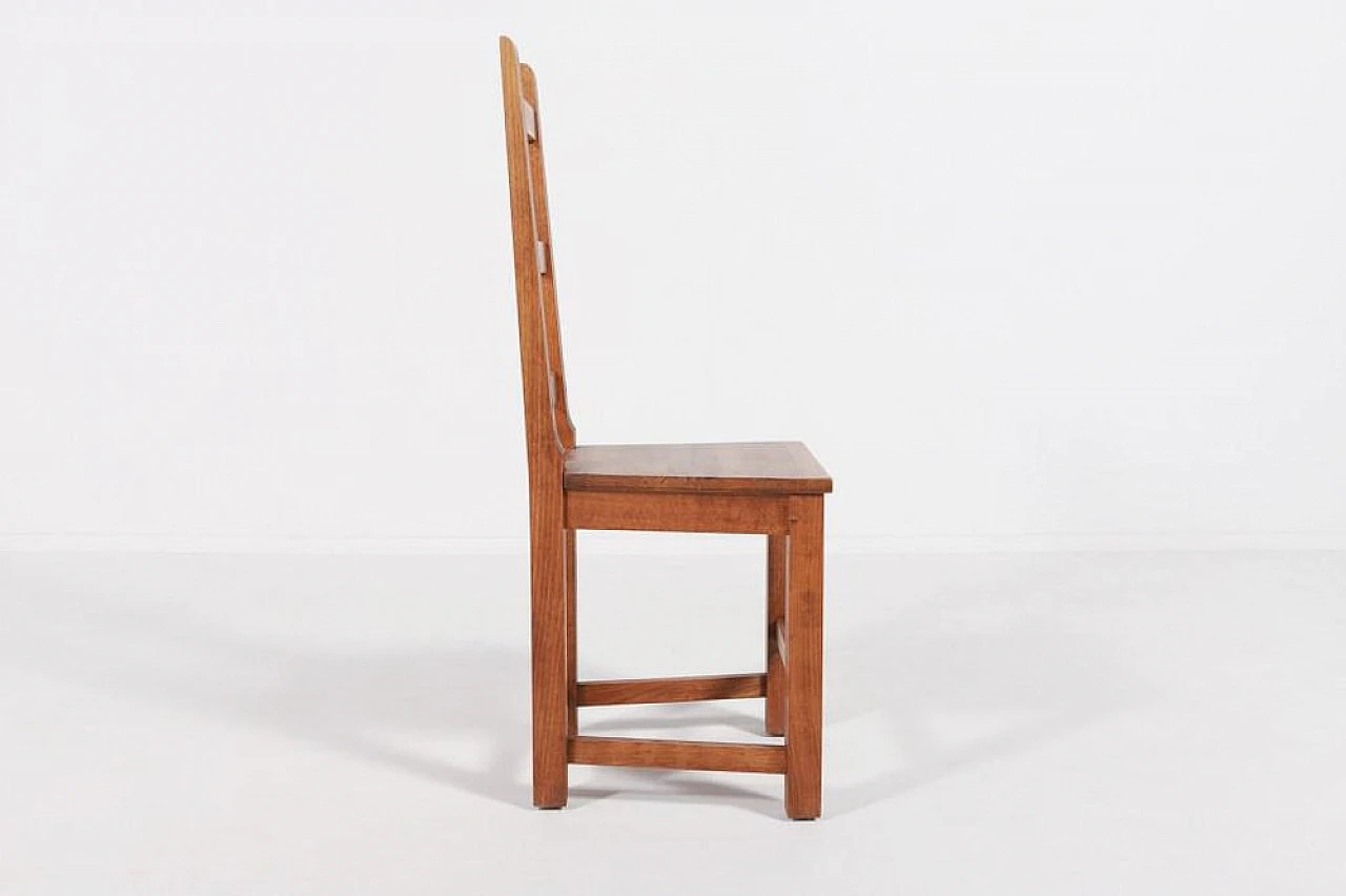 4 Walnut dining chairs by Sven Larsson, late 20th century 3