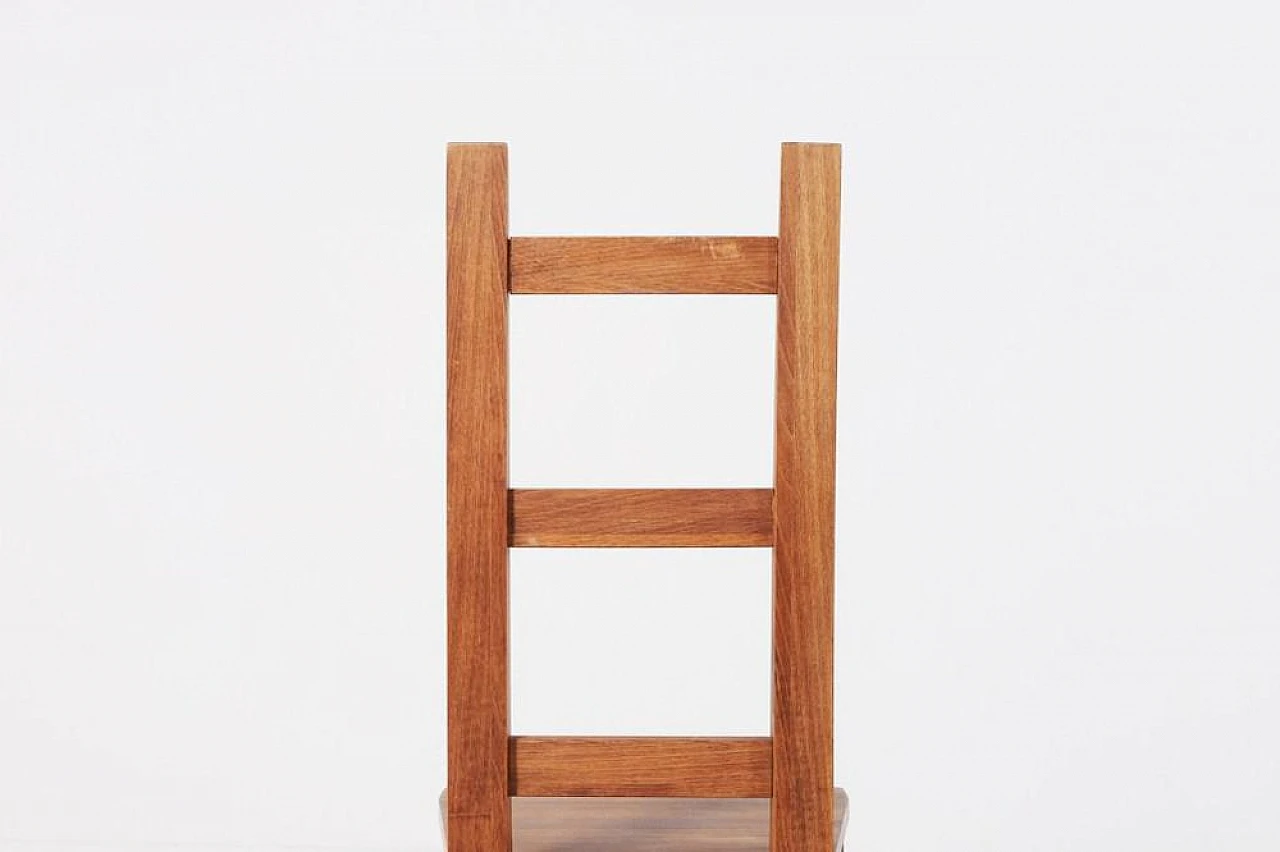 4 Walnut dining chairs by Sven Larsson, late 20th century 6