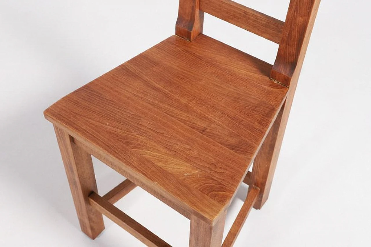 4 Walnut dining chairs by Sven Larsson, late 20th century 9