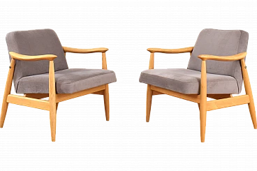 Pair of armchairs by Kędziorek for Gościcińskie Fabryki Mebli, 1960s