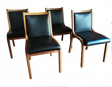 4 Cavour chairs by Gregotti, Meneghetti and Stoppino for SIM, 1960s