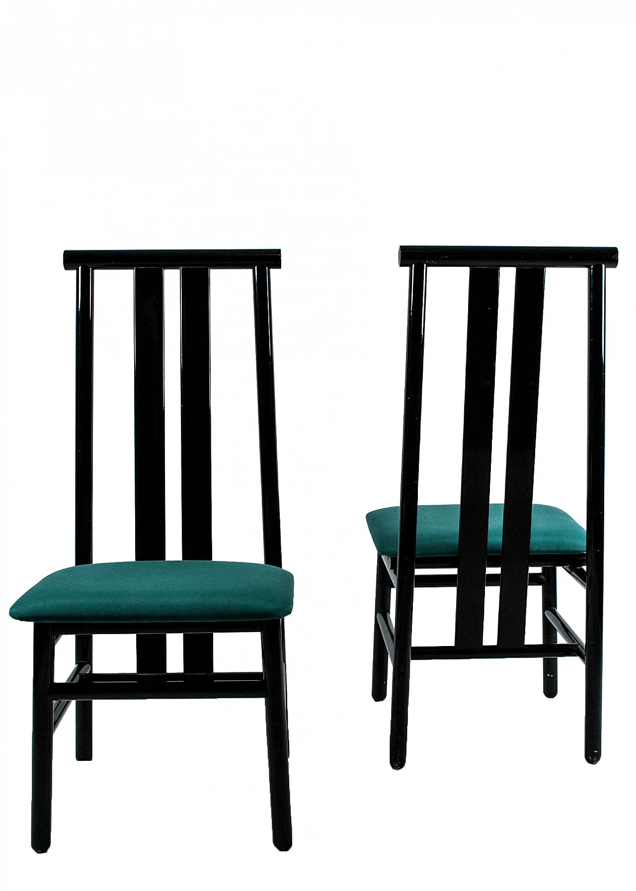 4 Zea chairs by Annig Sarian for Tisettanta, 1980s 2