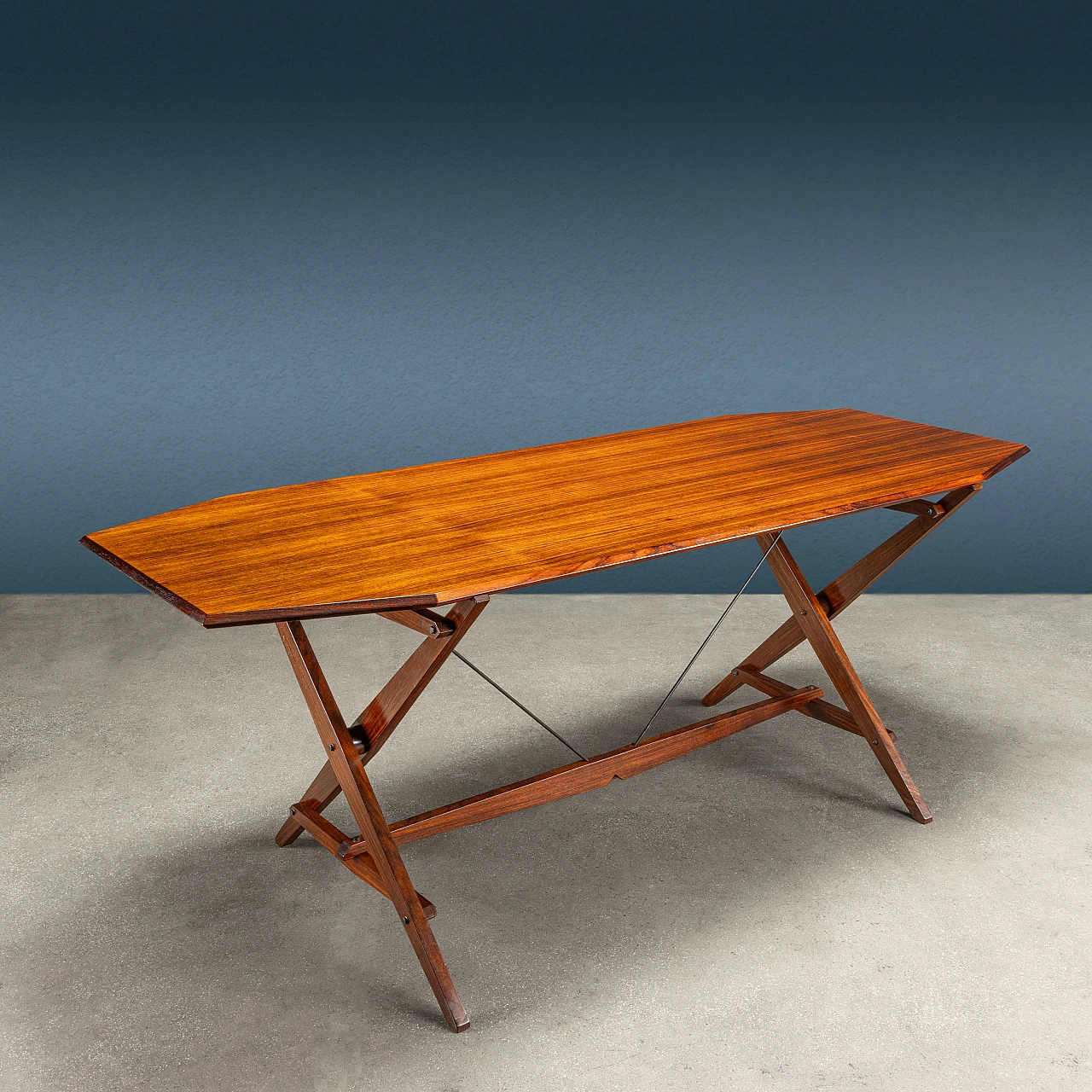 TL2 trestle table by Franco Albini for Poggi, 1950s 1