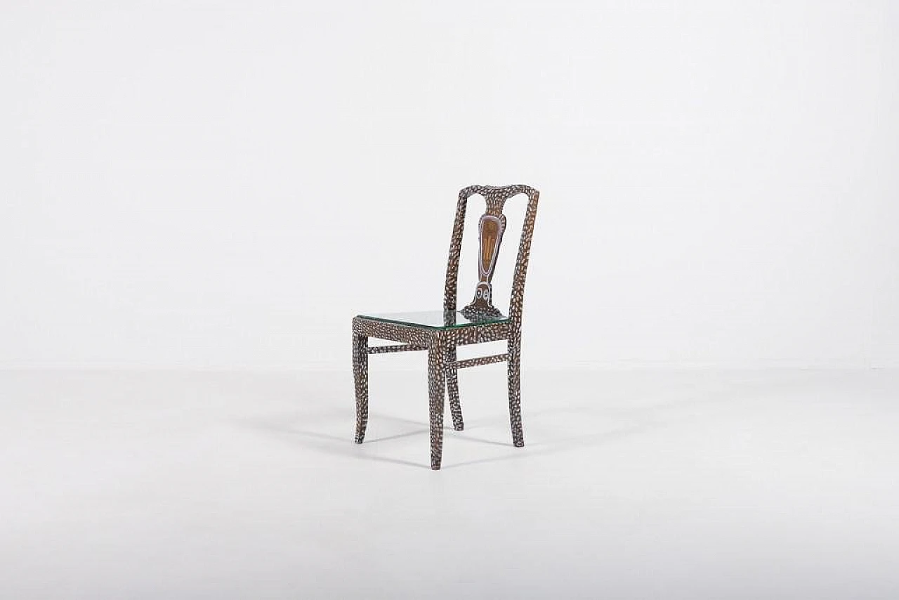 Sculptural glass chair by Ulrica Hydman-Vallien, late 20th century 1