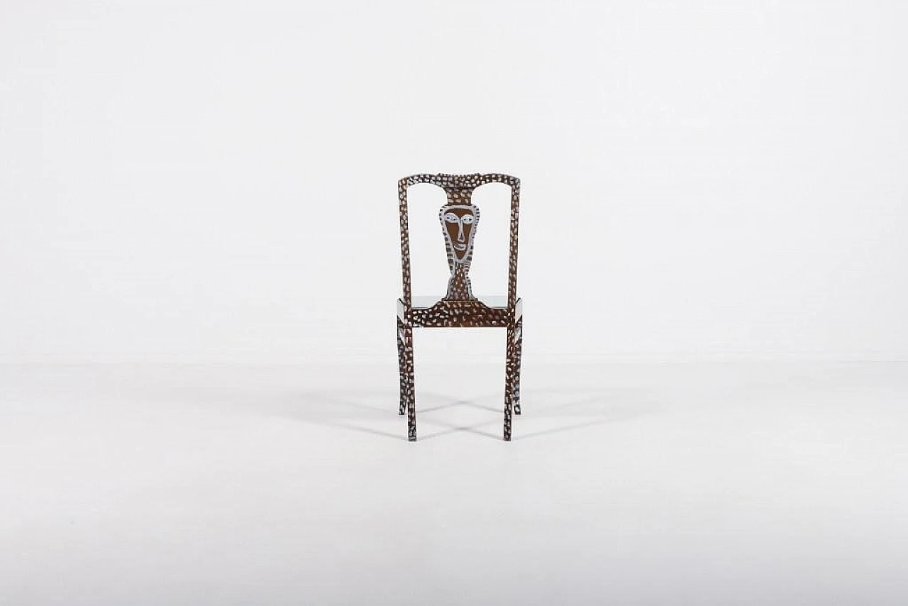 Sculptural glass chair by Ulrica Hydman-Vallien, late 20th century 6