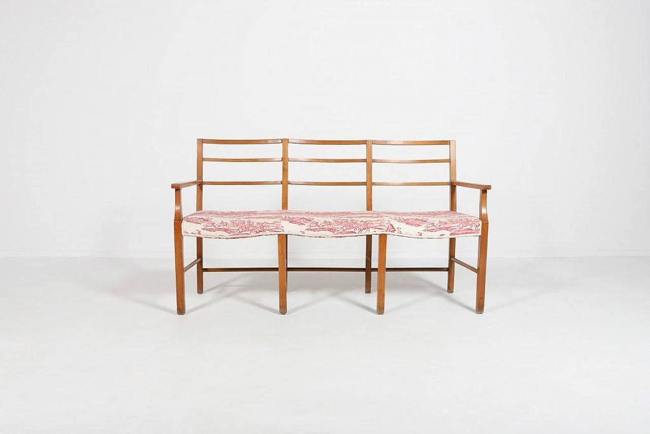 Danish Modern Bench, 1940s 1