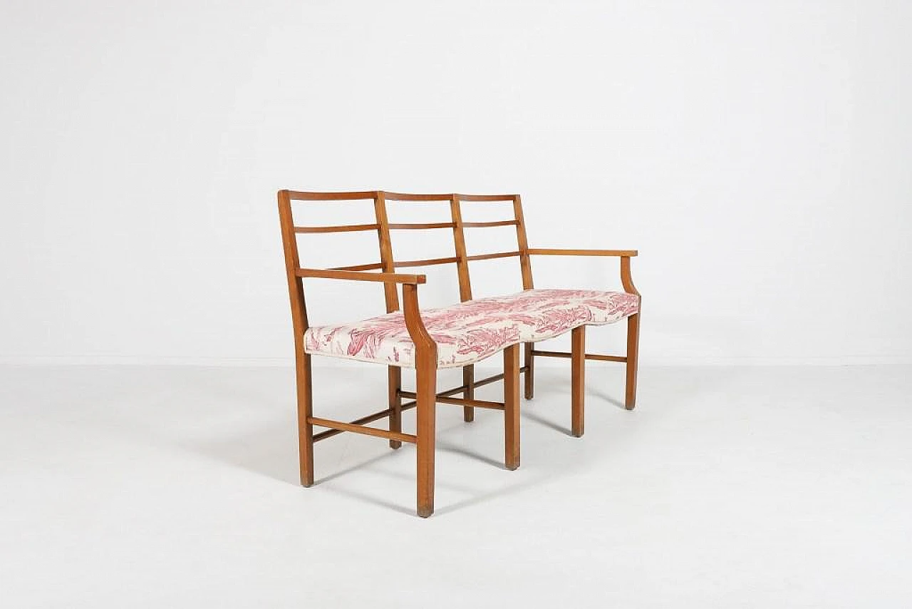 Danish Modern Bench, 1940s 3