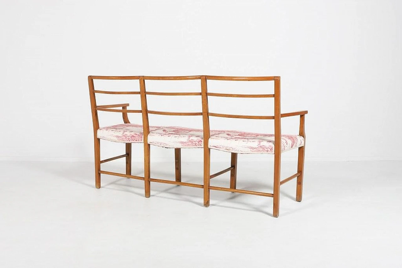 Danish Modern Bench, 1940s 5