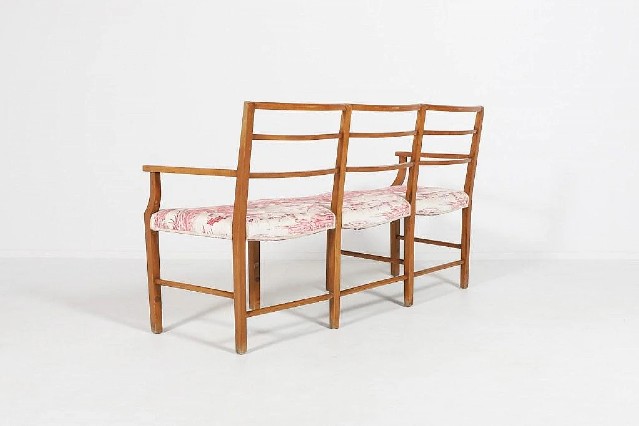 Danish Modern Bench, 1940s 7