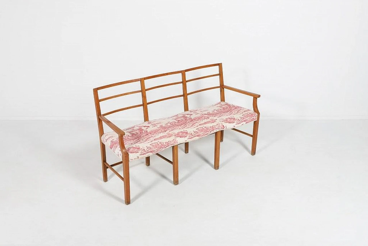 Danish Modern Bench, 1940s 9