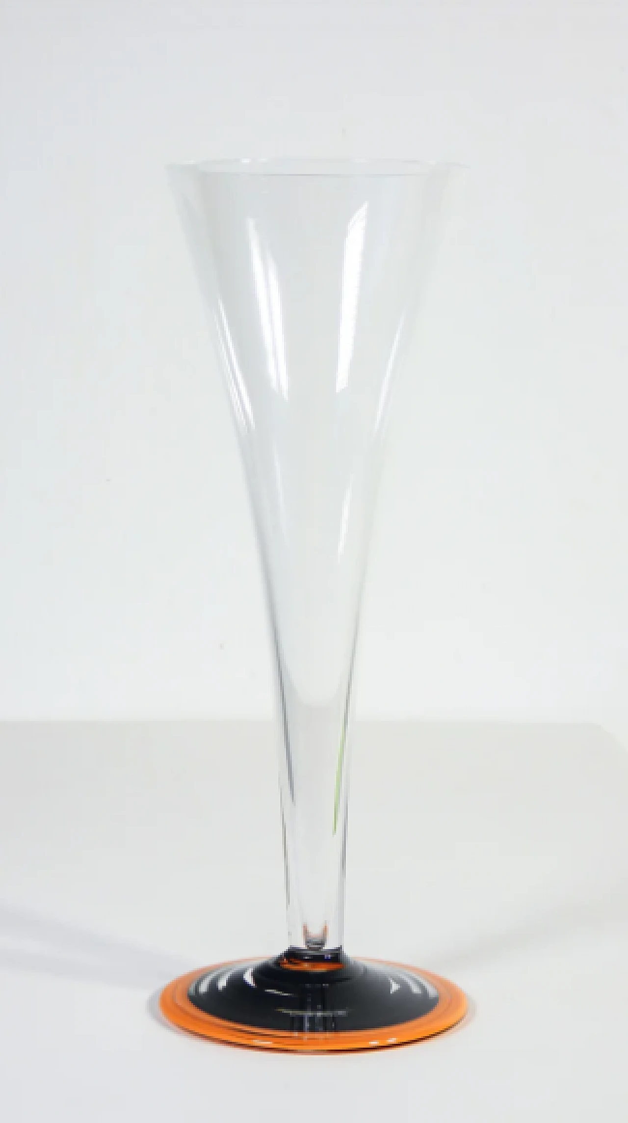 Pair of Murano blown glass goblets by Carlo Moretti, 1970s 2