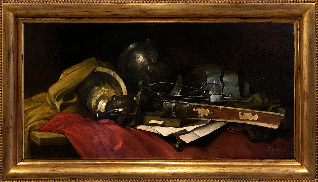 Salvatore Marinelli, Still life, oil on canvas, 1990s 1