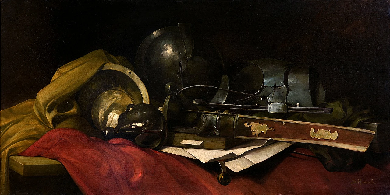 Salvatore Marinelli, Still life, oil on canvas, 1990s 2