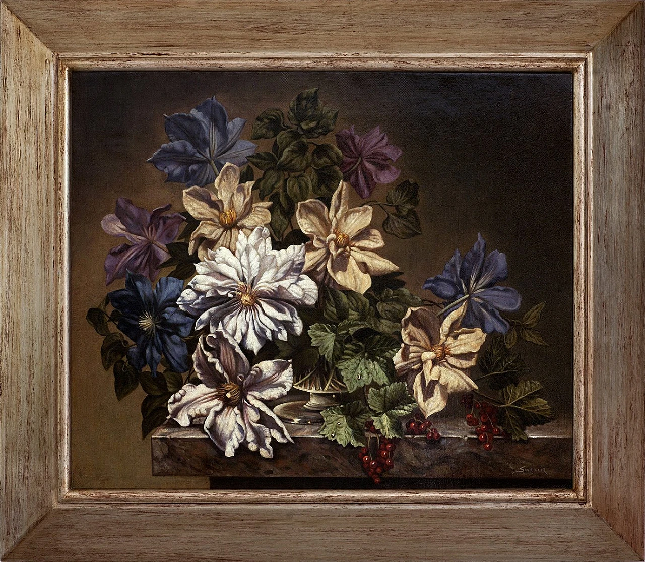 Roberto Suraci, Floral still life, oil on canvas, 2006 1