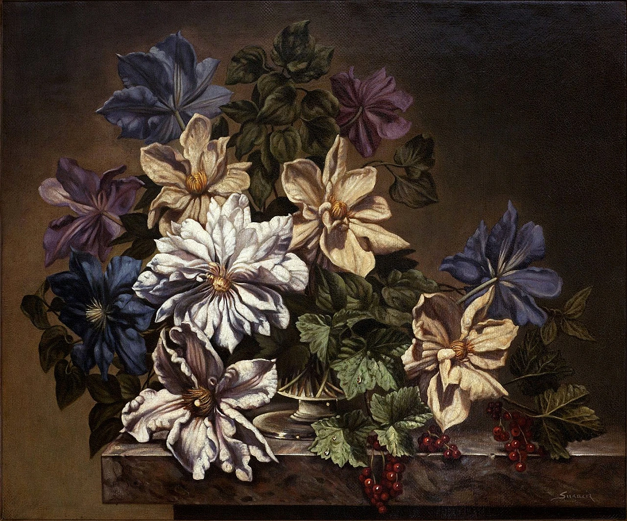 Roberto Suraci, Floral still life, oil on canvas, 2006 2