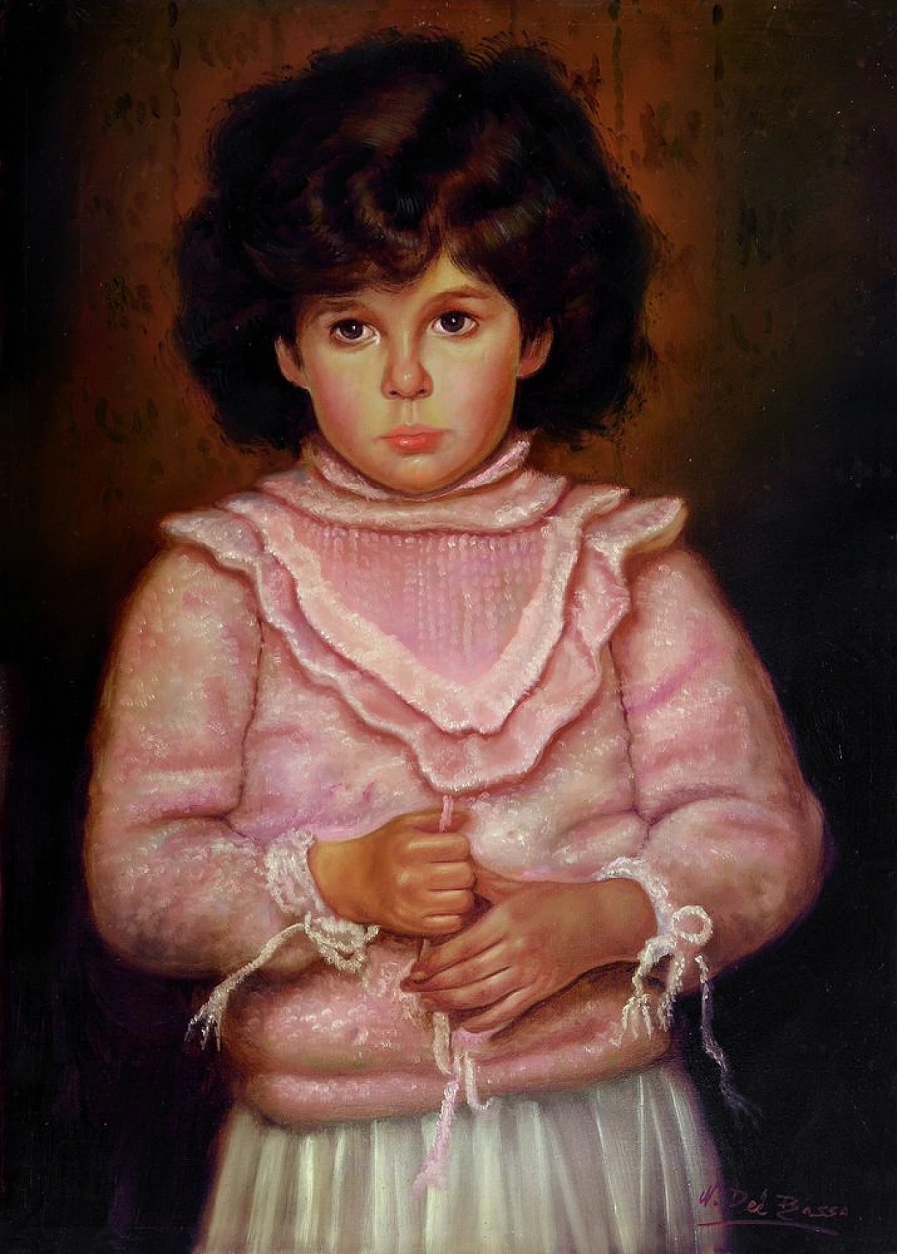 Nicola Del Basso, The innocence of childhood, oil on canvas, 2012 1