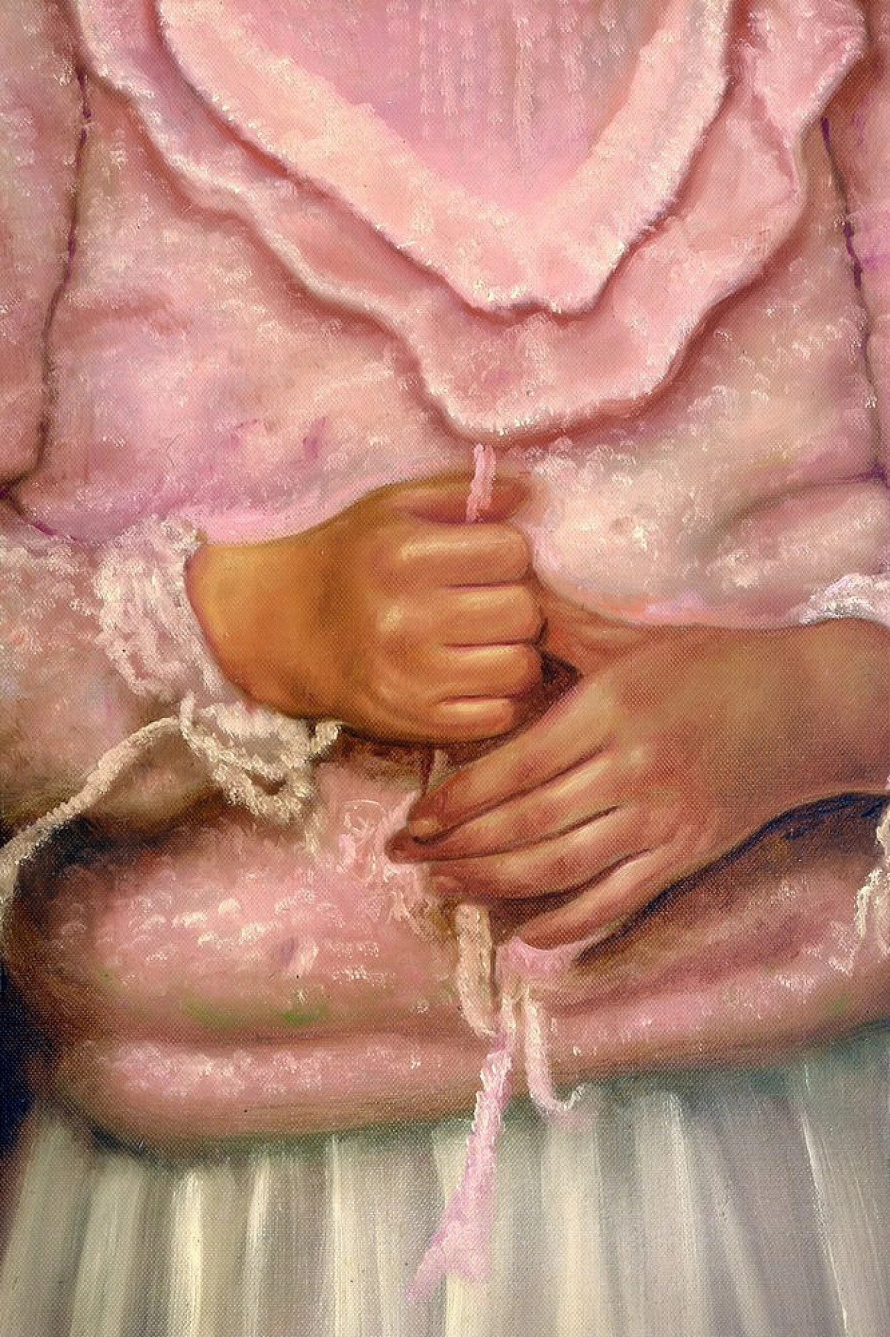 Nicola Del Basso, The innocence of childhood, oil on canvas, 2012 3