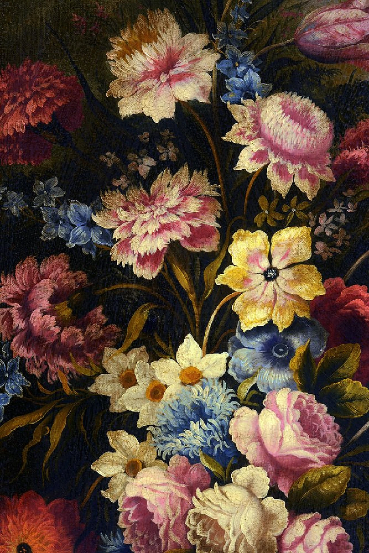 Carlo De Tommasi, Flowers, oil on canvas, 1990s 4