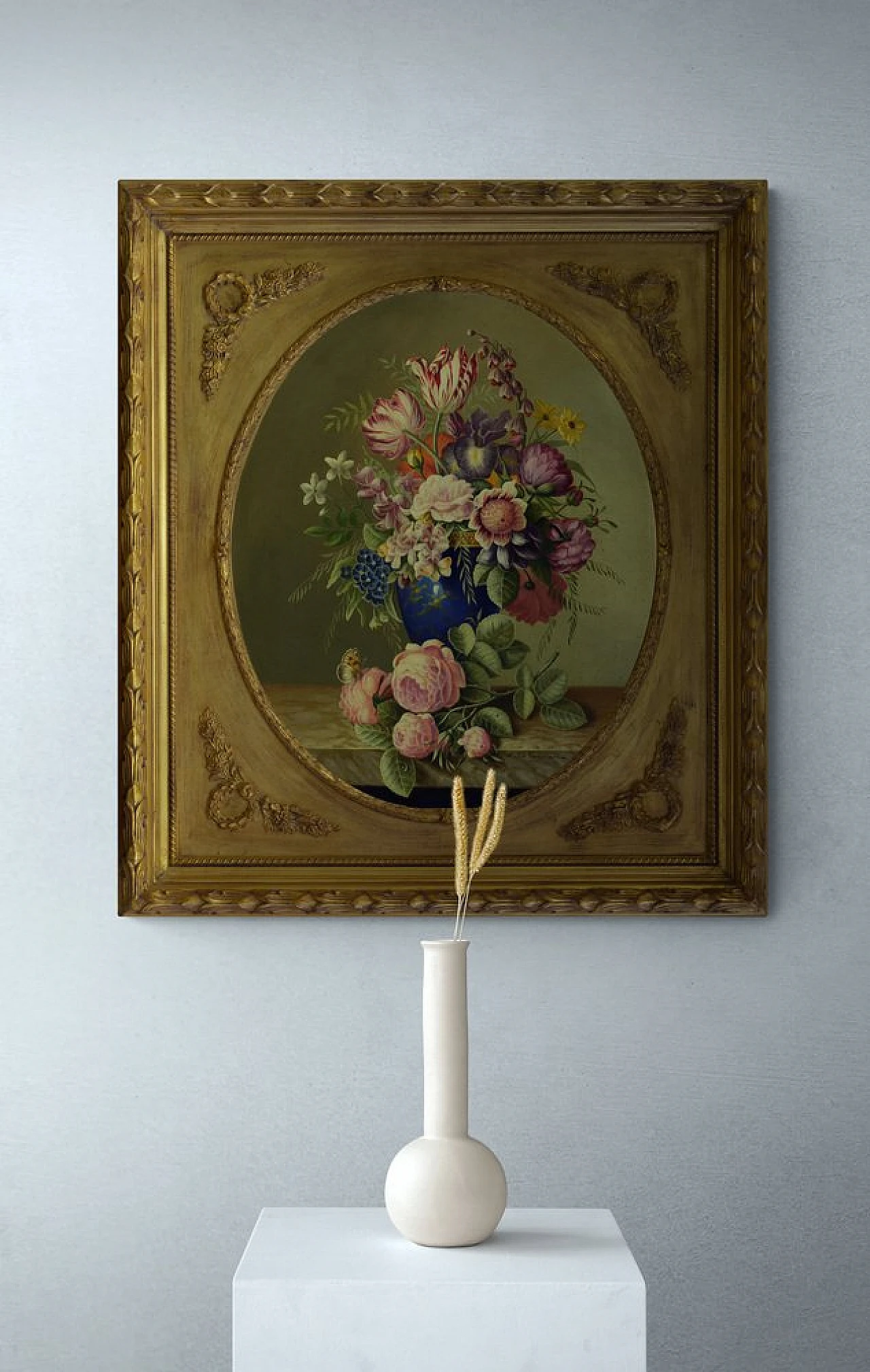 Carlo De Tommasi, Flowers, oil on canvas, 2017 6