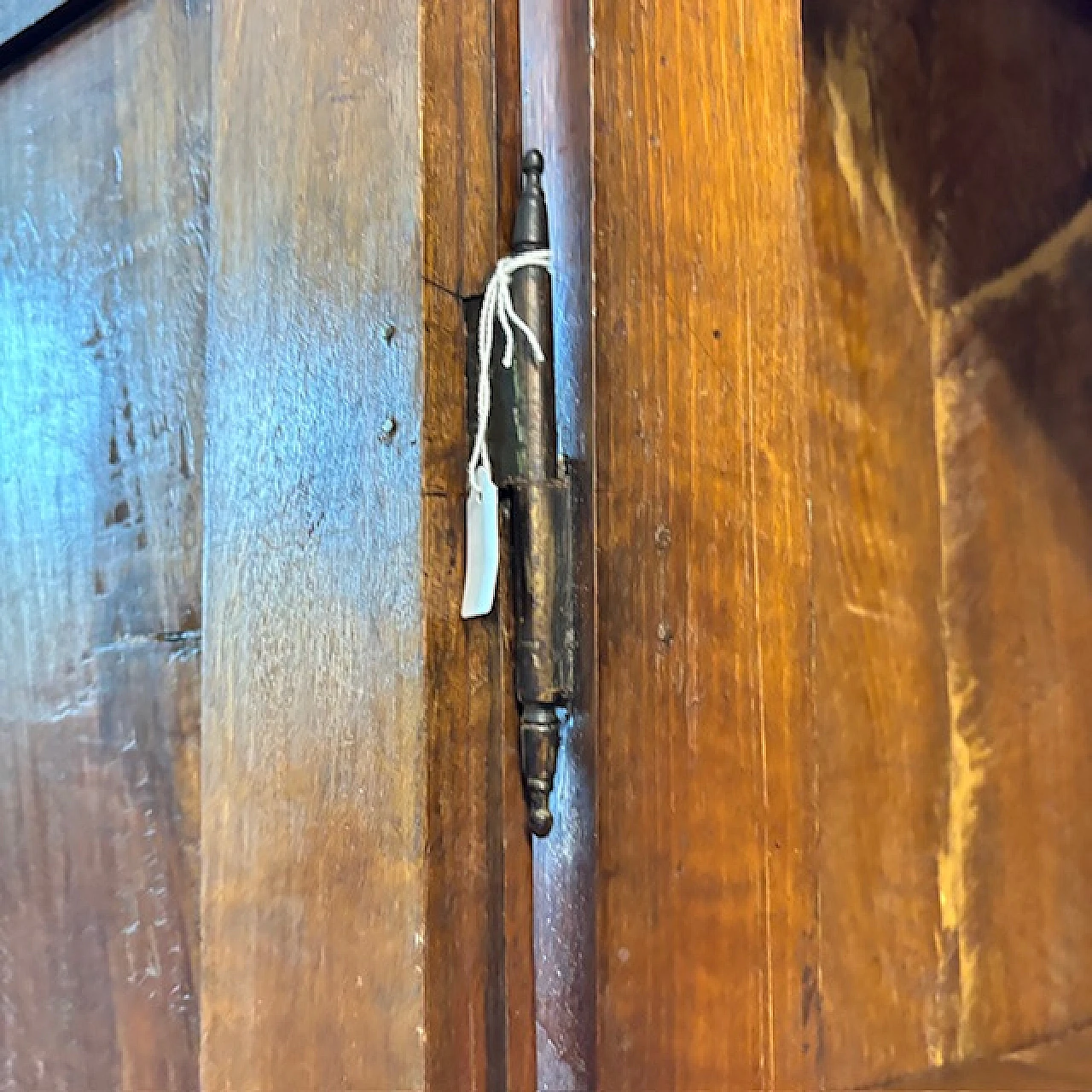 Walnut cupboard with diamond doors, 1810 23