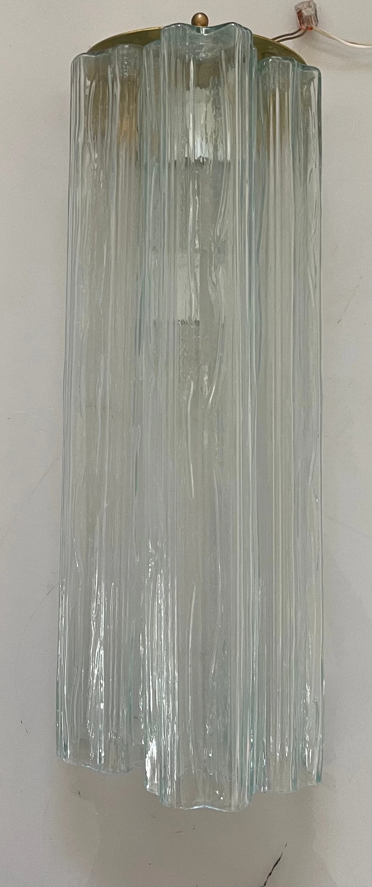 12 Tronchi Murano glass wall sconce, 1970s 7