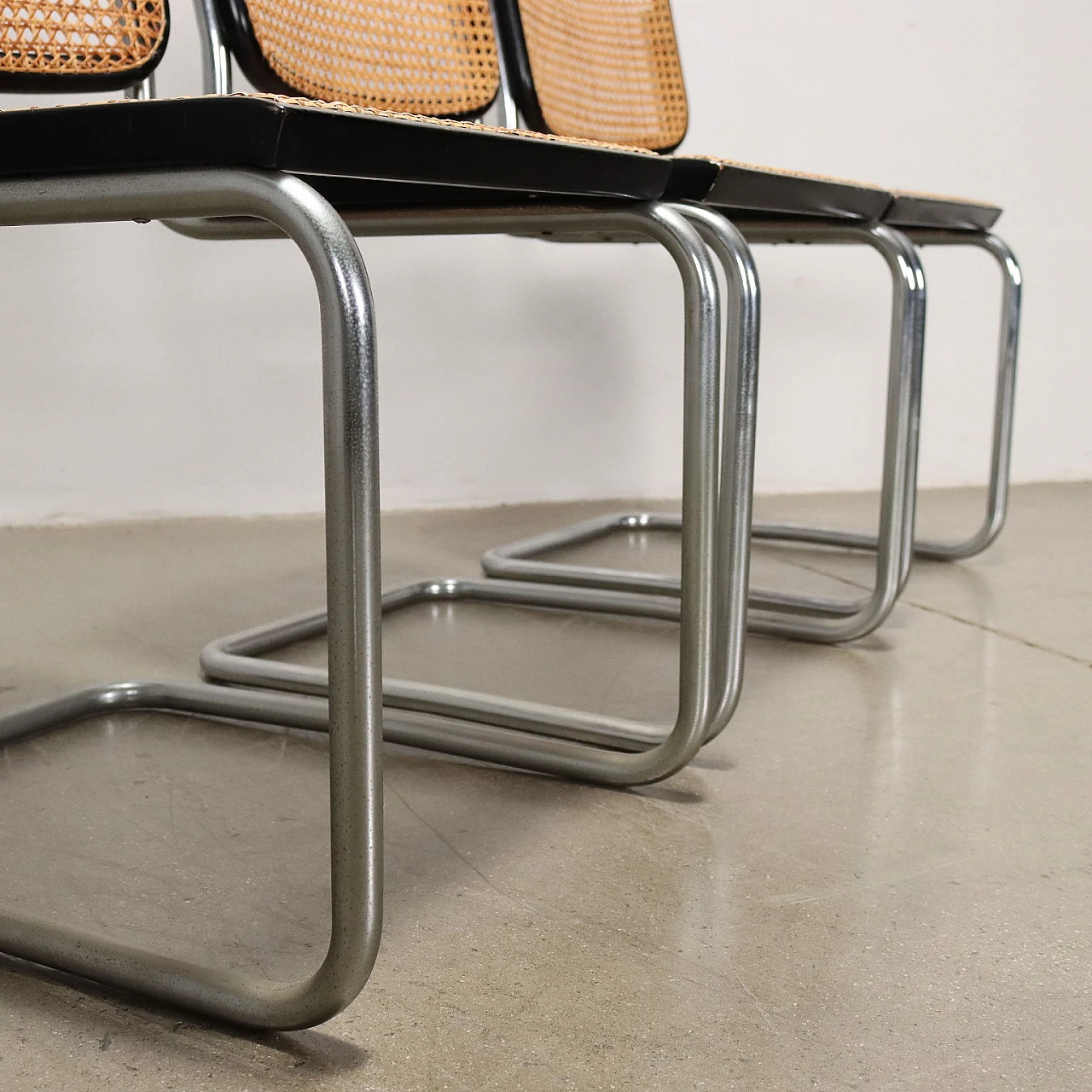 3 Cesca chairs by Marcel Breuer for Gavina, 1960s 6