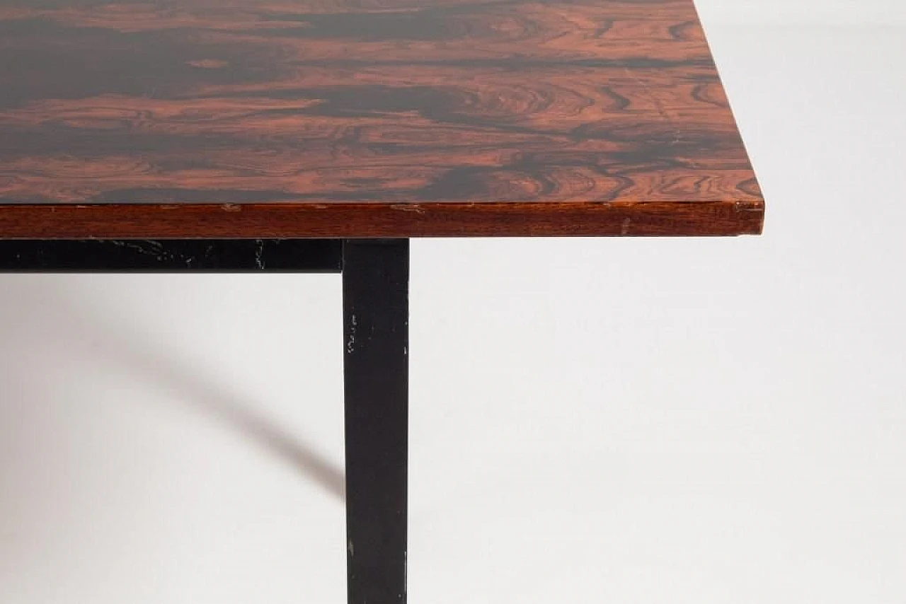 Mid-Century Architectural Rosewood Top Table, 1960s, Denmark 4