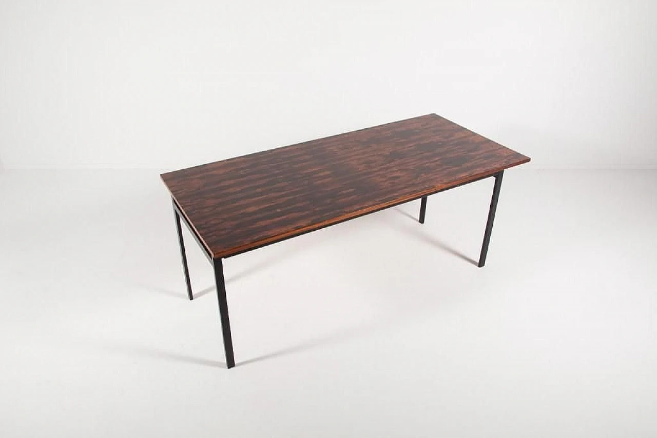 Mid-Century Architectural Rosewood Top Table, 1960s, Denmark 8