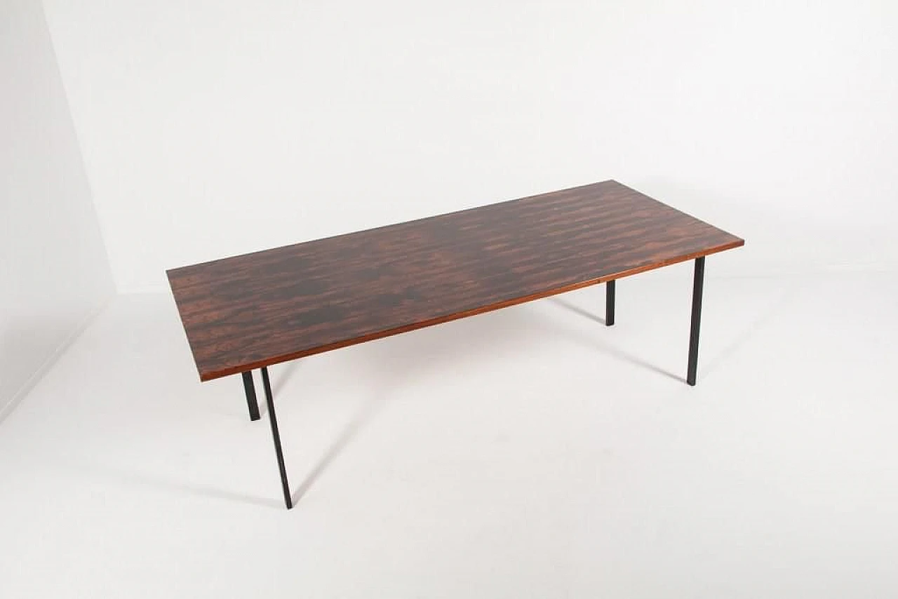 Mid-Century Architectural Rosewood Top Table, 1960s, Denmark 13