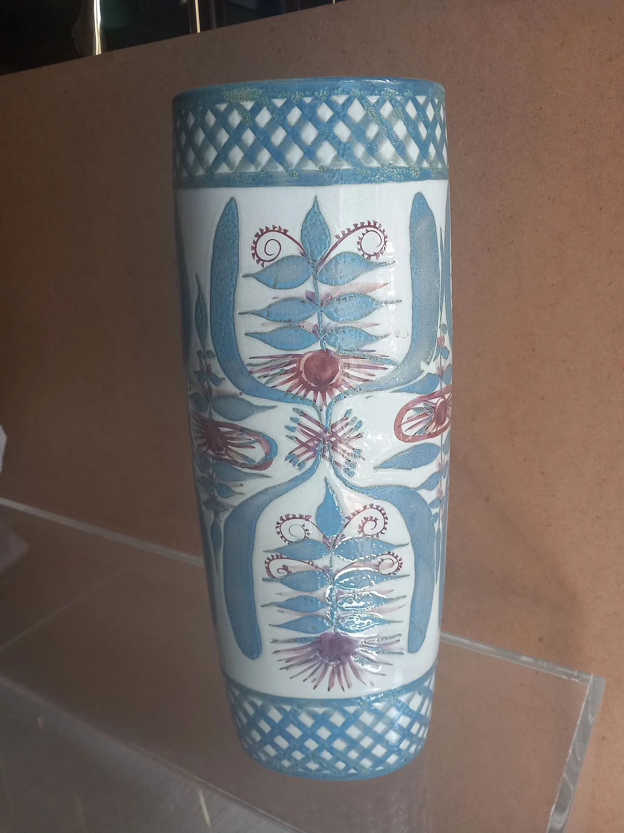 Vaso in ceramica alla maniera di Marianne Johnson, anni '60 3