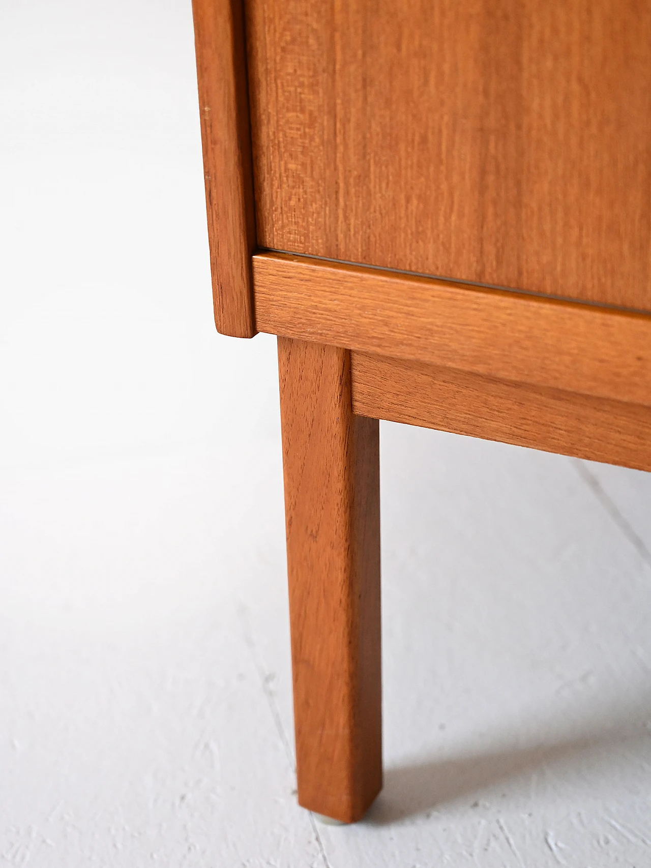 Teak bookcase with curved wood handles by Bodafors, 1960s 10