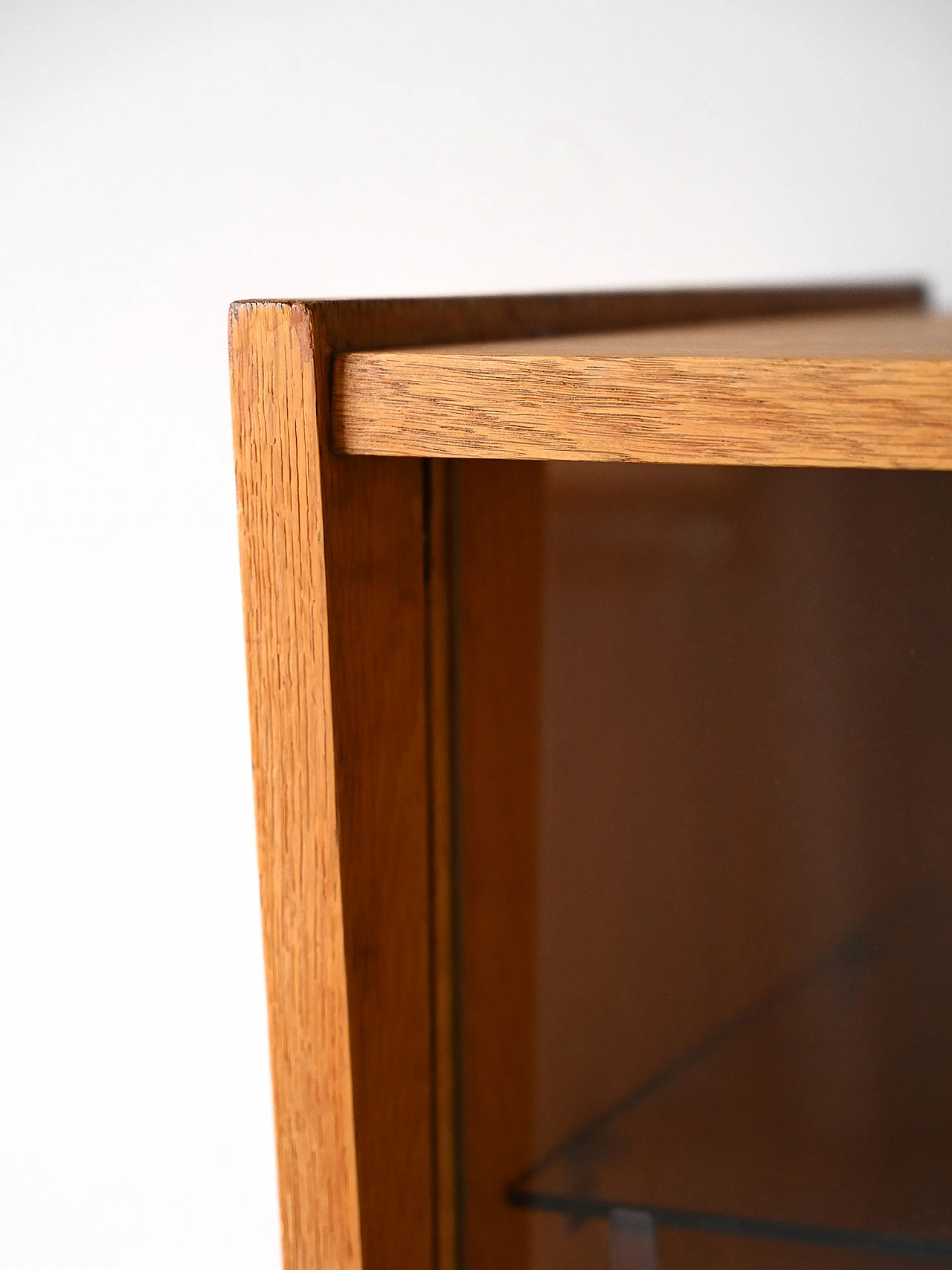 Oak sideboard with display cabinet, 1960s 7