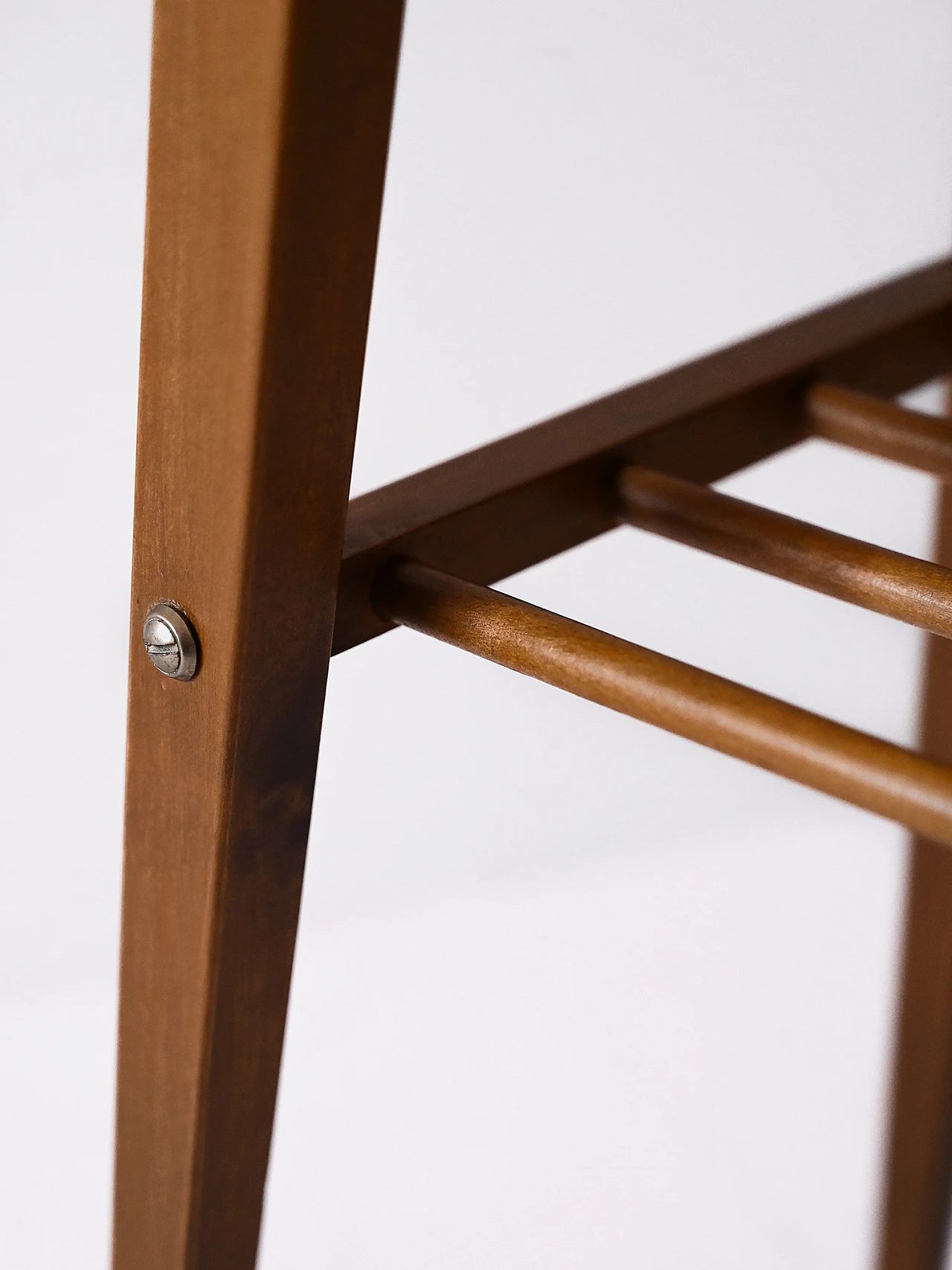 Scandinavian coffee table with teak top and birch legs, 1960s 7