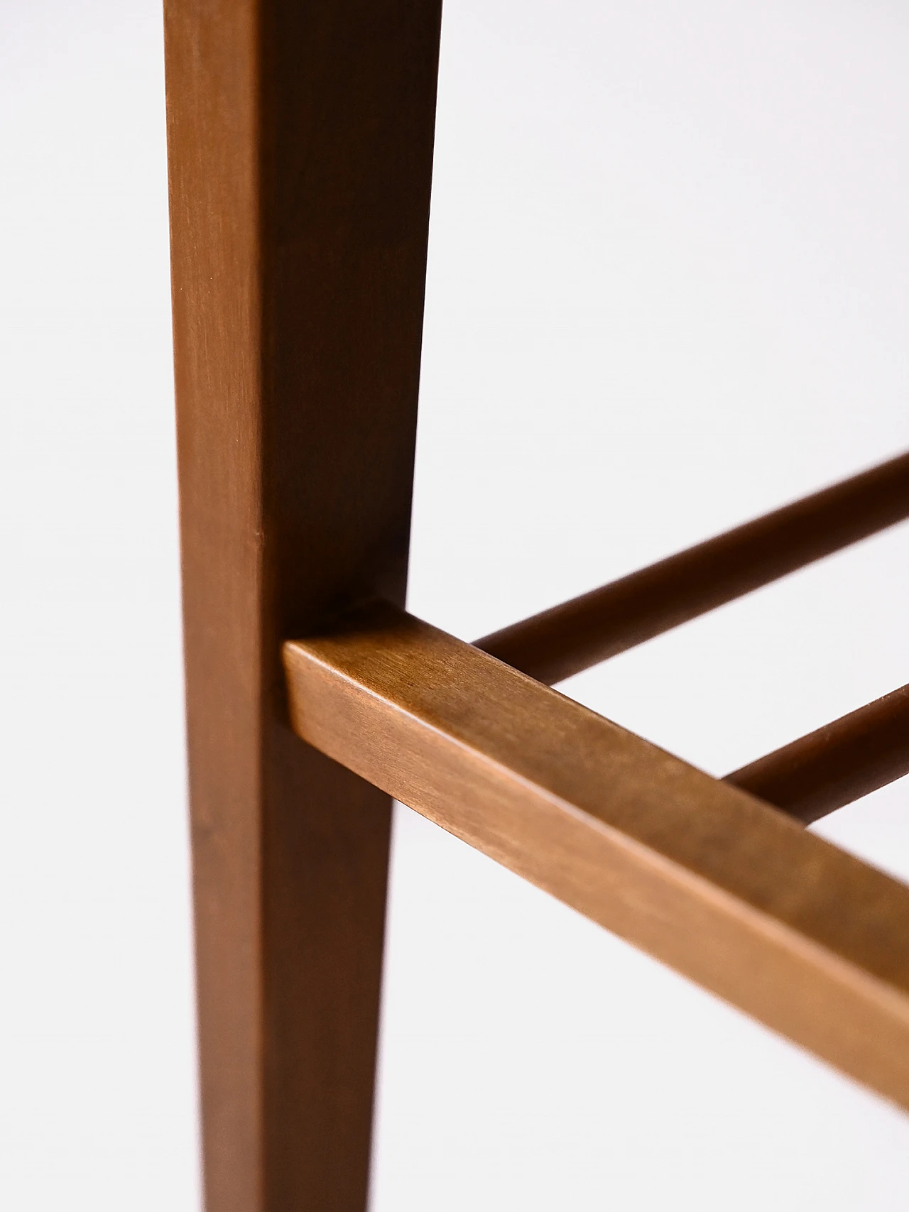 Scandinavian coffee table with teak top and birch legs, 1960s 8