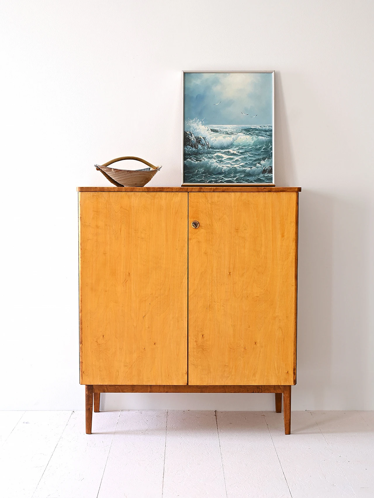 Scandinavian wooden cabinet, 1960s 1