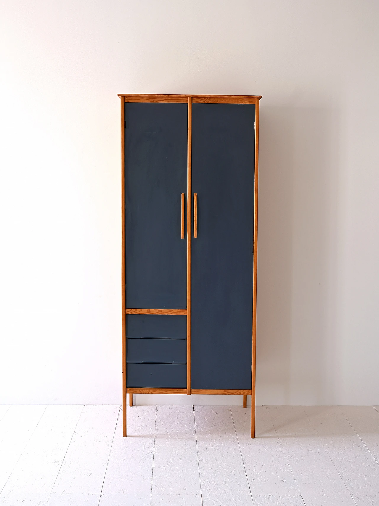 Scandinavian oak wardrobe, 1960s 1