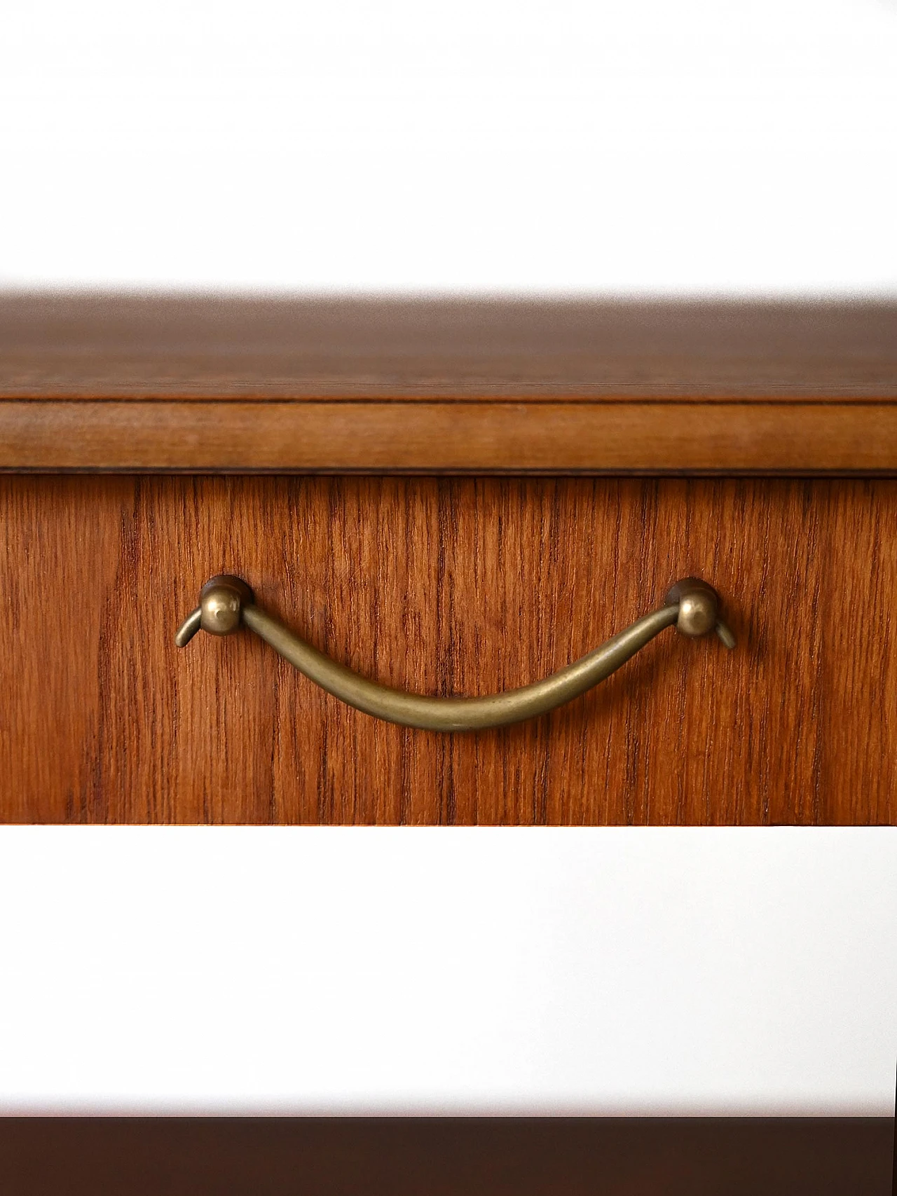 Retro teak bedside table with drawer, 1960s 9