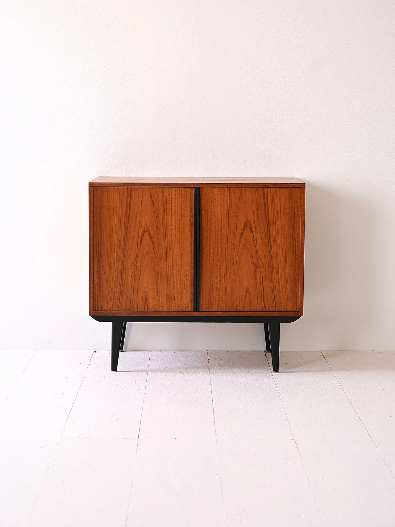 Teak cabinet with black details, 1960s 2