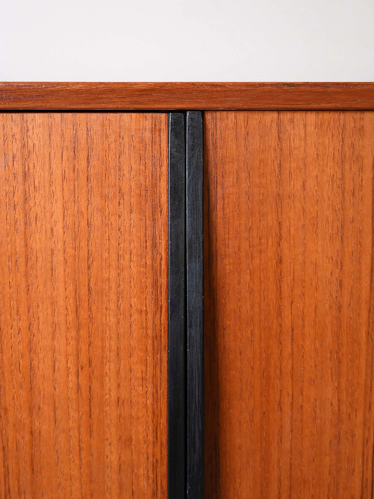 Teak cabinet with black details, 1960s 9